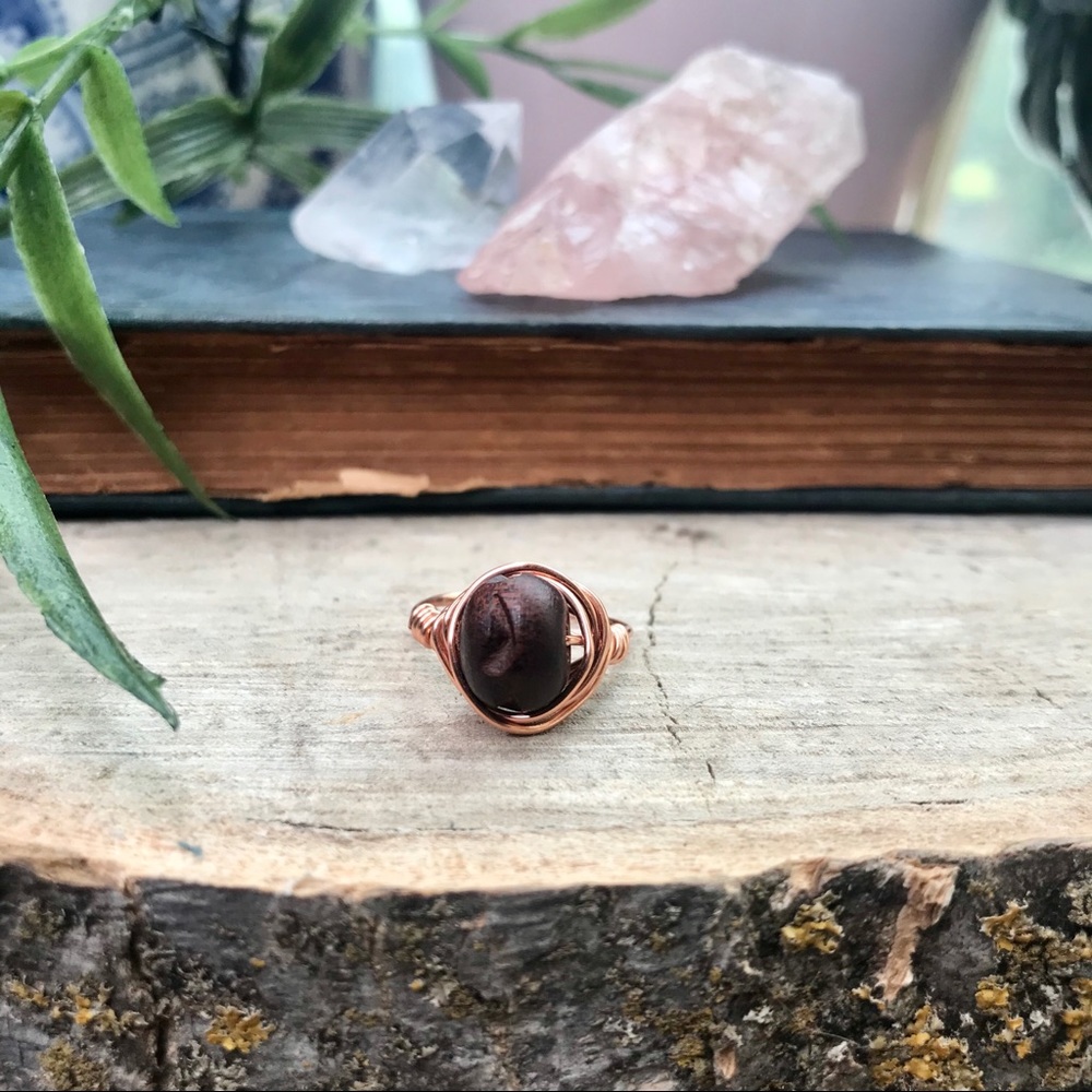 Wooden Handmade Gold Plated Ring